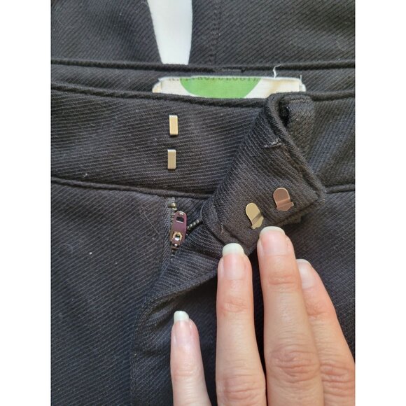 Anthropolgie The Colette Magic Fabric Crop Wide-Leg Pants by Maeve in Black,27 - Picture 5 of 10